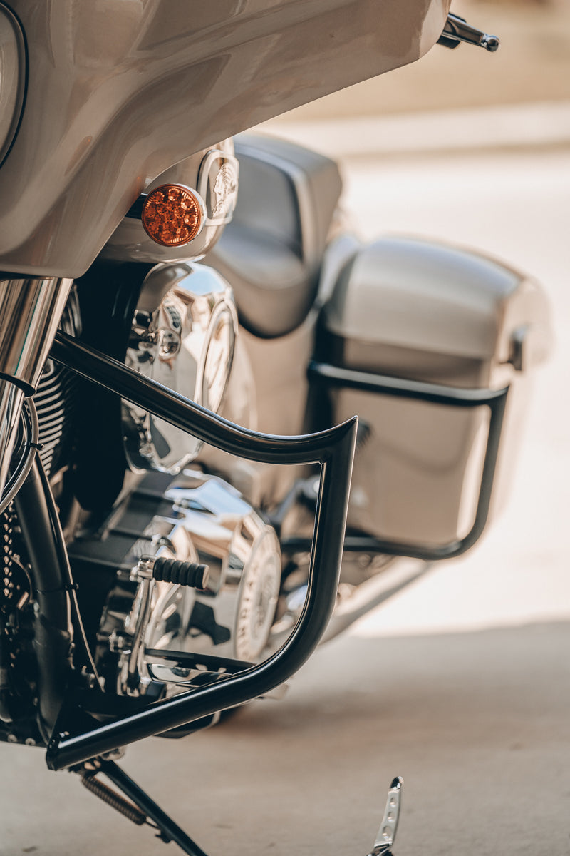 Indian Meathook Highway Bars TLC Thunder and Lightning Customs