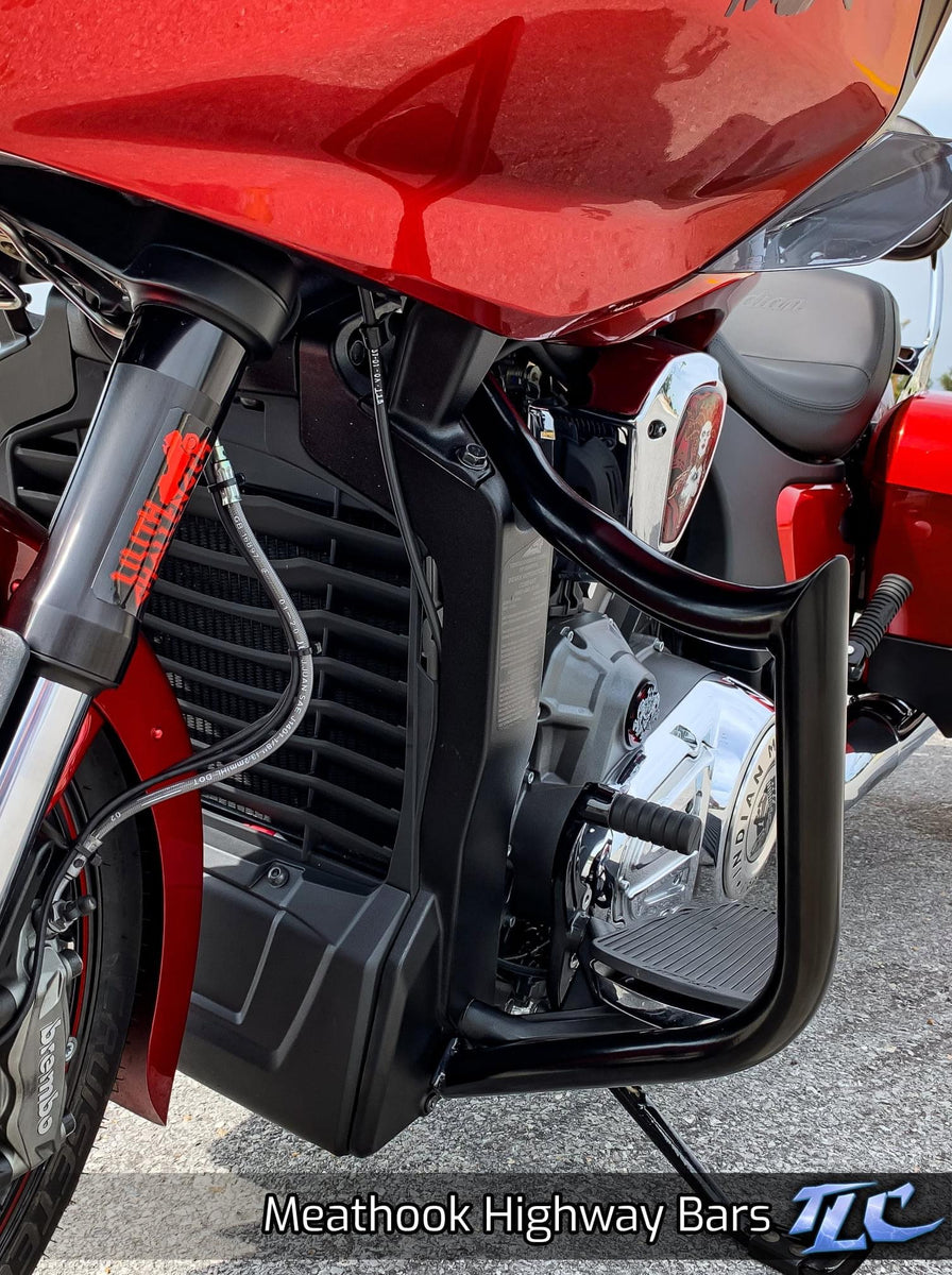 Indian Challenger Meathook Highway Bars TLC Thunder and Lightning Customs