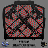 Weapon (black) Radiator Cover for Indian Powerplus Motorcycles