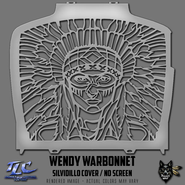 Wendy Warbonnet Silvidillo Radiator Cover for Indian Challenger/Pursuit