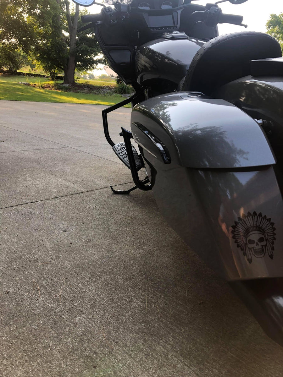 Indian Meathook Rear Highway Bars TLC Thunder and Lightning Customs